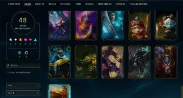 Prata 3 com 45 Champs e 48 Skins ( MAIN ADC )