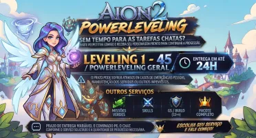 Aion 2 Global — Leveling 1–45 | Entrega em até 24h