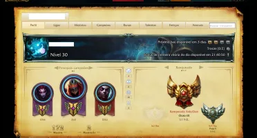 Conta lol ouro III