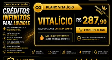 Extensão Lovable Créditos Infinitos | LovaStore -  Vitalício