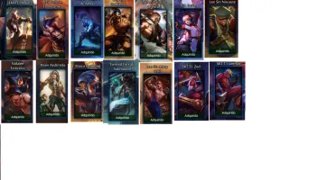League of Legends Conta Diamante 5, Skin + Pagina de Runa