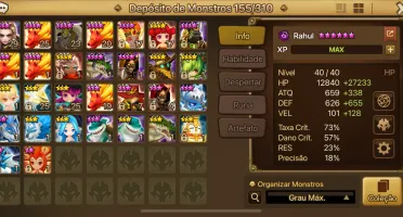 Conta insana runas vip 3 ld summoners wars