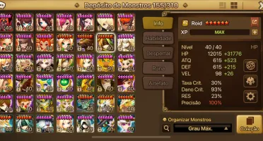 Conta insana runas vip 3 ld summoners wars