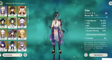 Geshin Impact 11 Personagem t5 incluindo Yalan pbanner garan