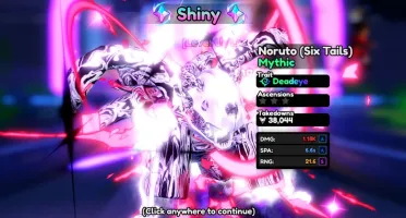 Anime Vanguards Igris shiny com ethereal