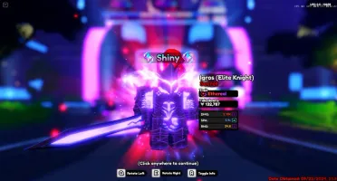 Anime Vanguards Igris shiny com ethereal