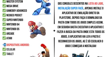 Super Pacote De +10 Mil Jogos Retrô Mobile 📲🚀