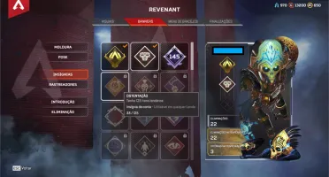 CONTA APEX LVL 145 - HERANÇA OCTANE + 3 BUNDLES