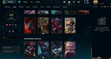 Conta LoL Unranked Level 112