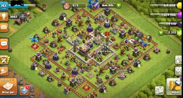 CV11 praticamente FULL, faltam alguns muros. 2k de gema