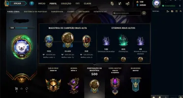 CONTA LEAGUE OF LEGENDS GOLD III, XP 248