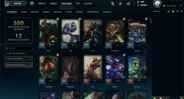 CONTA LEAGUE OF LEGENDS GOLD III, XP 248