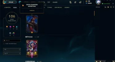 CONTA LEAGUE OF LEGENDS GOLD III, XP 248