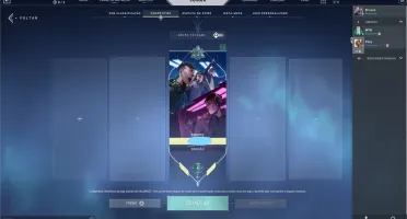 Conta Valorant Platina 3 com mais de RS1800 reais em skins!
