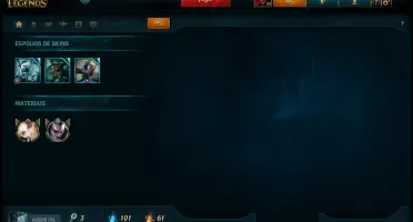 CONTA PRATA 5 / 92 CAMPEÕES / 19 SKINS / 2 PAG DE RUNAS