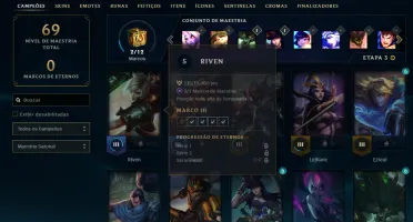 Conta Gold 3 Smurf 