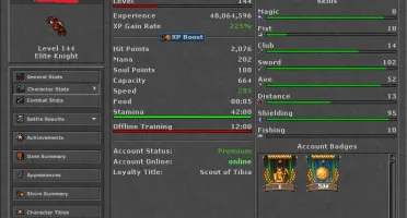 CONTA COM VARIOS CHARES. LVL 289 MS  RP 170+ EK 140+ C/ RK