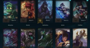 🟢 CONTA SMURF PLATINA 🔥 SEASON 10 💎 14K ESSÊNCIAS