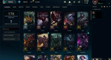 V > Conta 26 skins smurf