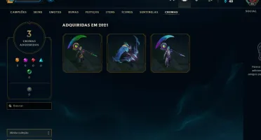 V > Conta 26 skins smurf