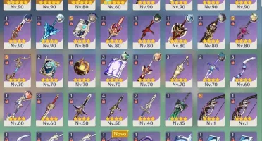 Conta genshin impact Raiden, Xiao, ganyu, Zhongli,Eula,venti