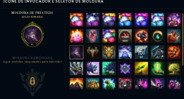 Conta Unranked level 41 + 11 skins + 33 campeões