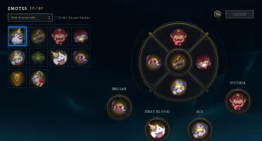 Conta Unranked level 41 + 11 skins + 33 campeões