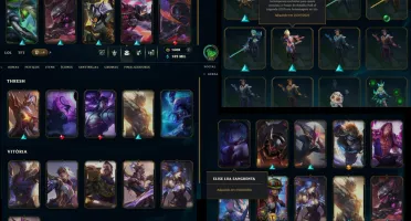 Conta LOL (PLAT4 Solo, PLAT4 Flex), todos os campeões