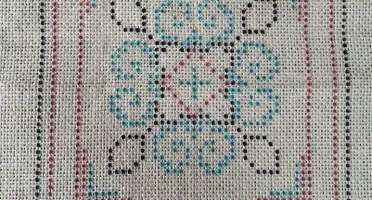 Tela para bordar em juta TJ-93 - 50 x 40 cm