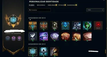 Vendo Conta League Of Legends Antiga 2012 Top