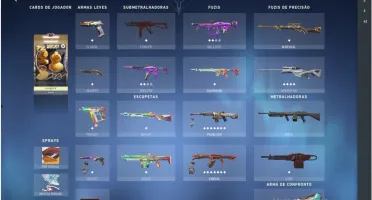 Conta valorant imortal 1 skins de armas e facas