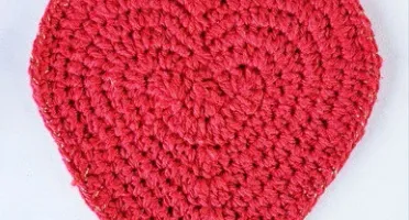 Varal de Corações em Crochê Valentine's