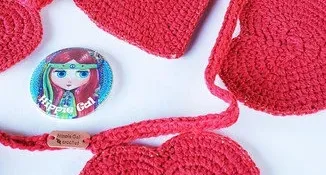 Varal de Corações em Crochê Valentine's