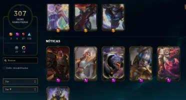 Conta D2 307 Skins