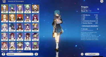 Genshin Impact AR53 - Ayaka/Itto + Espadão/Yoimiya/Diluc