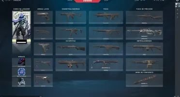 Vandal Ancifogo - Canivete Balisong - Awp Lugubre - Valorant