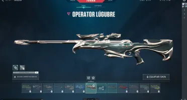Vandal Ancifogo - Canivete Balisong - Awp Lugubre - Valorant