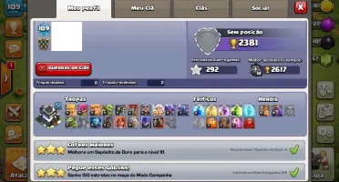 CV 9+ casal 15+lv109+1750 gemas+troca de nick