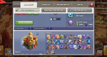 Conta Clash of Clans CV16