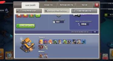 Conta Clash of Clans CV16