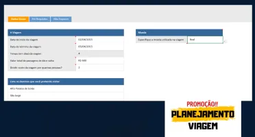 Planilha Planejamento de Viagem