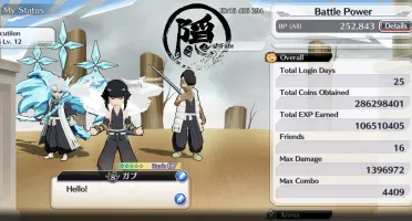 Conta iniciante de Bleach Brave souls
