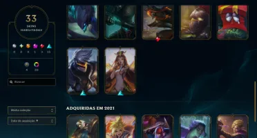 Vendo conta de LOL - atualmente diamante 3 / ex grão mestre