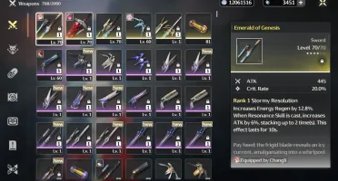 Conta Wuthering Waves Phrolova Lupa+ BIS + Changli + 22 TIRO