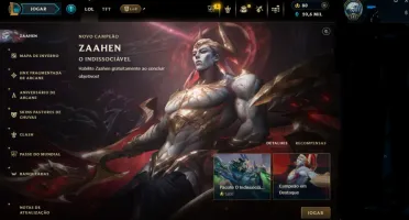 Conta em promoção BARATA LOL Smurf de 2016