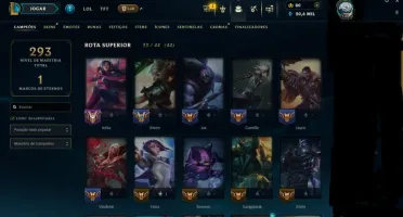 Conta em promoção BARATA LOL Smurf de 2016