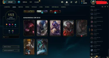 Conta LOL 2013 - Todos os campeões