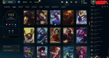 Conta LOL 2013 - Todos os campeões
