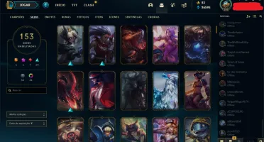 Conta LOL 2013 - Todos os campeões