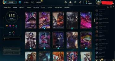 Conta LOL 2013 - Todos os campeões